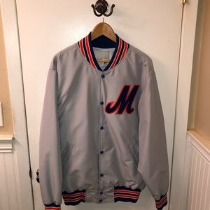 NY METS 7 LINE ARMY JACKET
